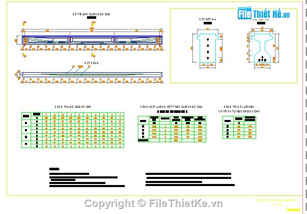 Bản vẽ cầu dầm I,Bản vẽ chi tiết cầu dầm I,Bản vẽ dầm I khổ 18 đến 33,chi tiết dầm I,các loại dầm I